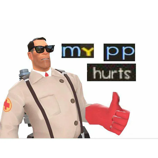 🍆 Стикер «TF2 Cringe Memes» для Telegram