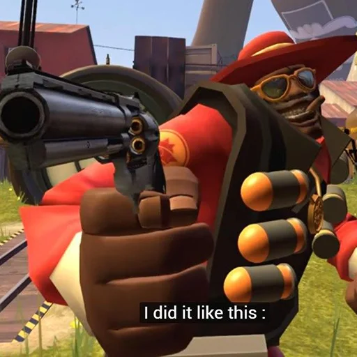 🔫 Стикер «TF2 Cringe Memes» для Telegram