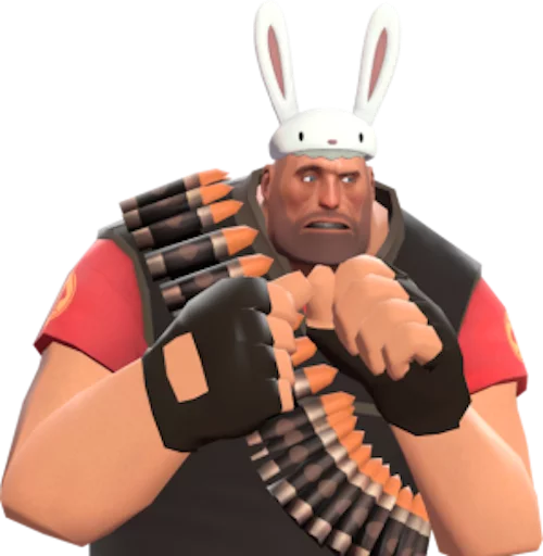 🐇 Стикер «tf2heavy» для Telegram