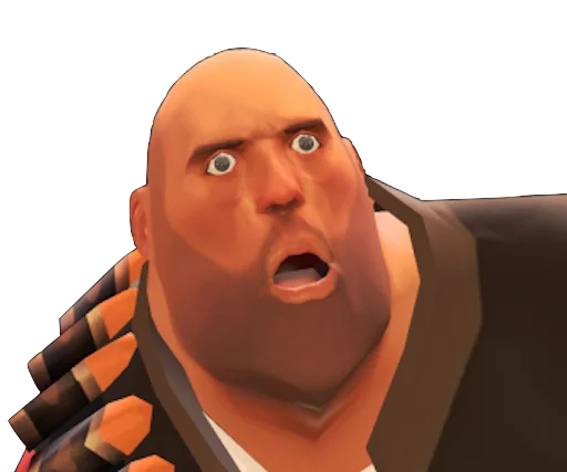 😮 Стикер «tf2heavy» для Telegram