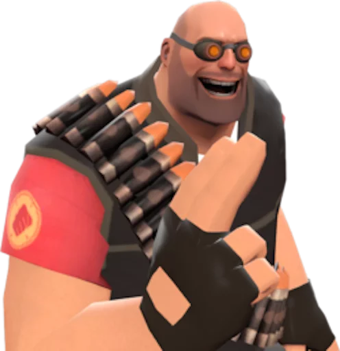 😏 Стикер «tf2heavy» для Telegram