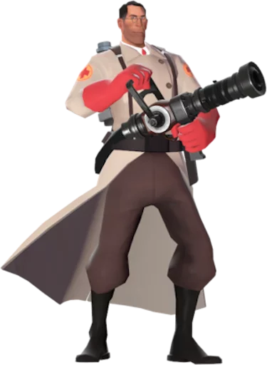 😏 Стикер «team fortress 2 medic» для Telegram