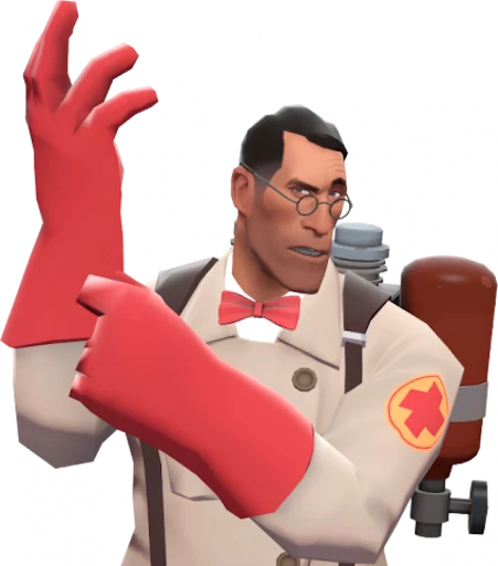 😎 Стикер «team fortress 2 medic» для Telegram