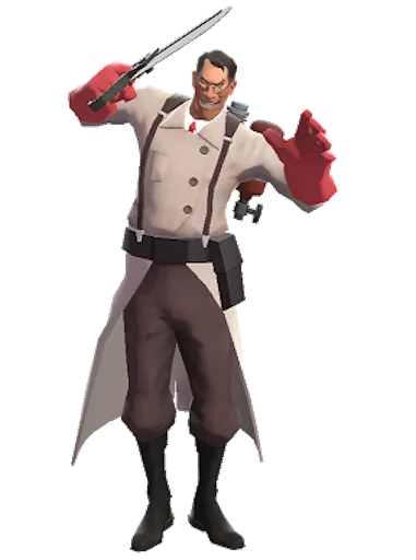 😙 Стикер «team fortress 2 medic» для Telegram