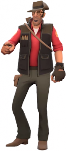 Стикерпак tf2 sniper для Telegram