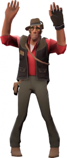 😖 Стикер «tf2 sniper» для Telegram