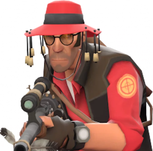😐 Стикер «tf2 sniper» для Telegram
