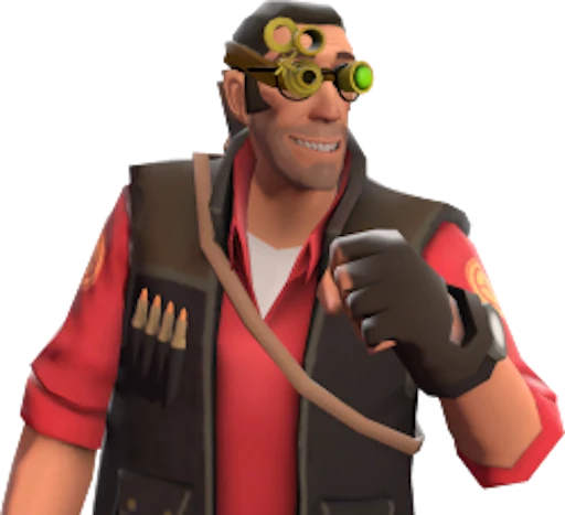 😎 Стикер «tf2 sniper» для Telegram