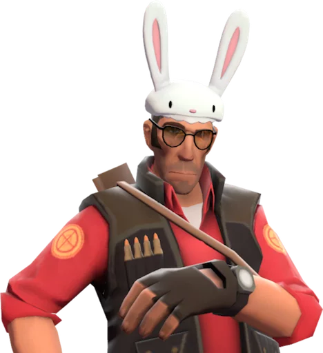 😐 Стикер «tf2 sniper» для Telegram