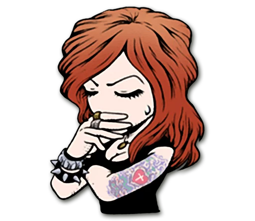 😔 Стикер «Headbangers» для Telegram