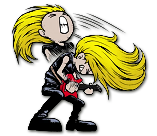 🔂 Стикер «Headbangers» для Telegram
