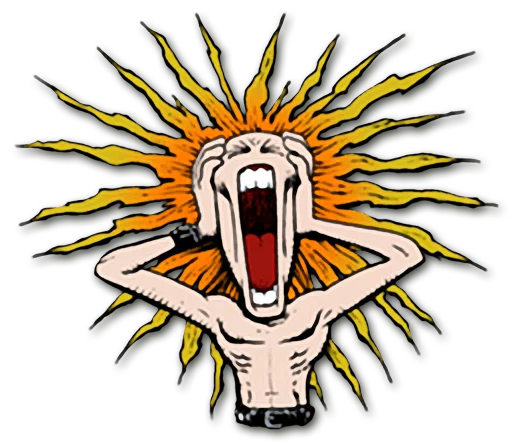 😱 Стикер «Headbangers» для Telegram
