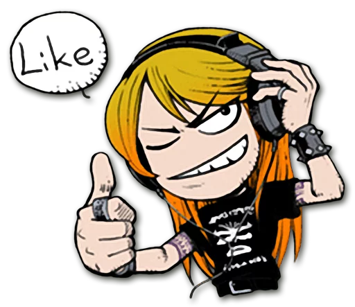 😉 Стикер «Headbangers» для Telegram