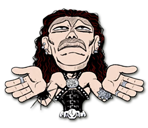 🤗 Стикер «Headbangers» для Telegram