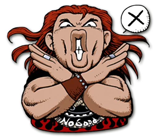 🙅 Стикер «Headbangers» для Telegram