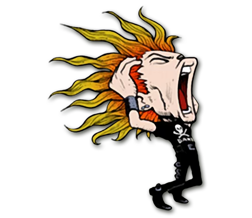 😝 Стикер «Headbangers» для Telegram