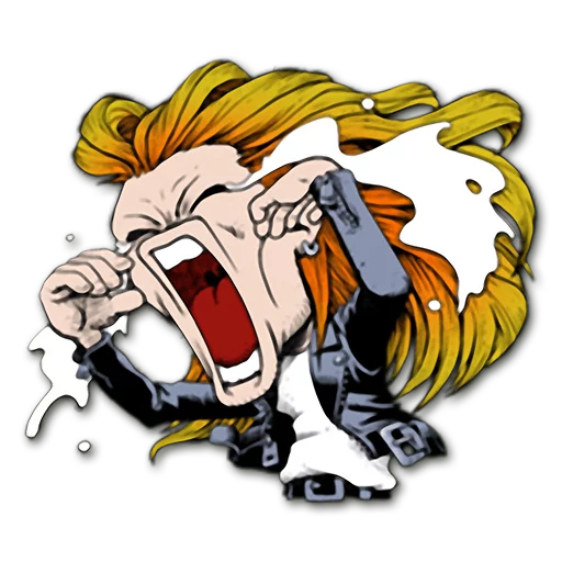 😭 Стикер «Headbangers» для Telegram