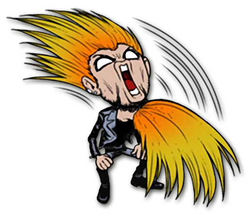🌀 Стикер «Headbangers» для Telegram