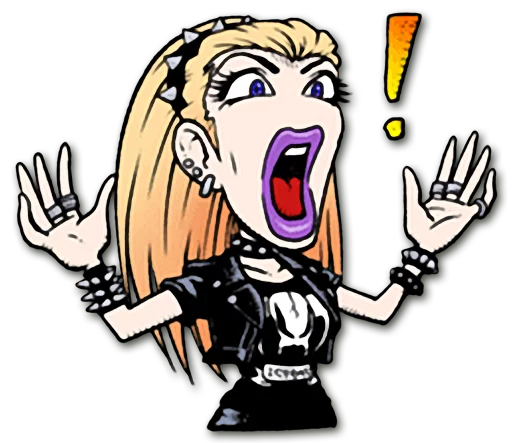 ❗ Стикер «Headbangers» для Telegram