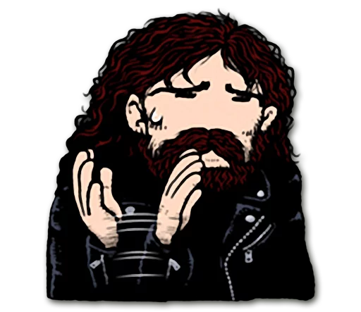 👋 Стикер «Headbangers» для Telegram