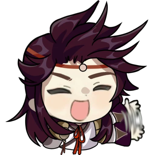 👋 Стикер «tgcf x genshin» для Telegram