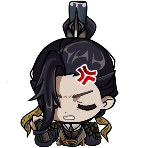 😡 Стикер «tgcf x genshin» для Telegram
