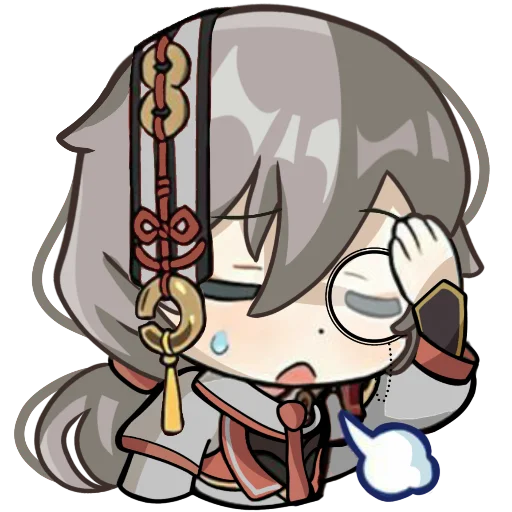 😕 Стикер «tgcf x genshin» для Telegram