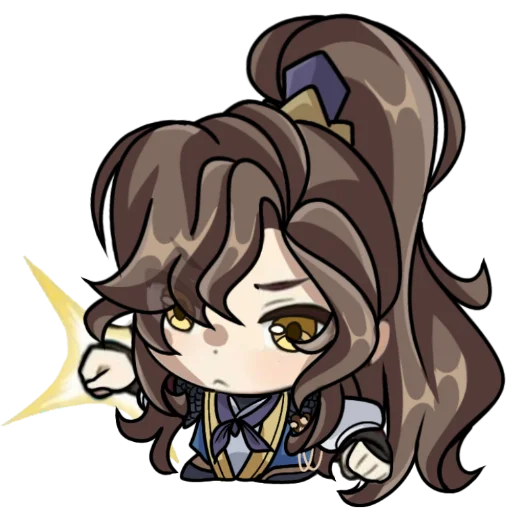 😠 Стикер «tgcf x genshin» для Telegram