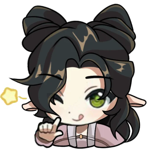 😉 Стикер «tgcf x genshin» для Telegram