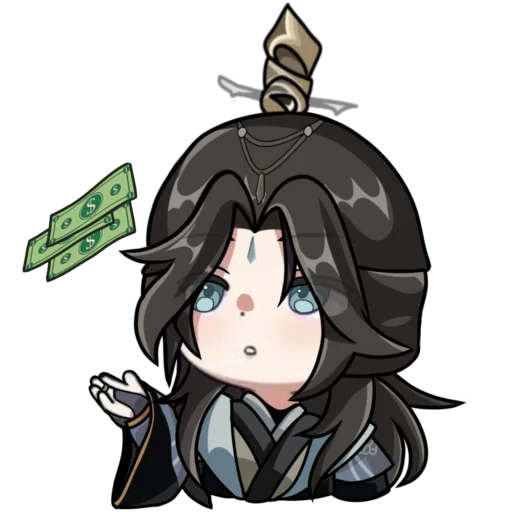 🤑 Стикер «tgcf x genshin» для Telegram