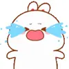 Стикер 6 cute rabbit add #cute #animal