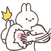 Стикер 36 cute rabbit add #cute #animal