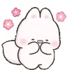 Стикер 19 cute rabbit add #cute #animal