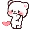 Стикер 3 cute rabbit add #cute #animal