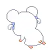 Стикер 28 cute rabbit add #cute #animal
