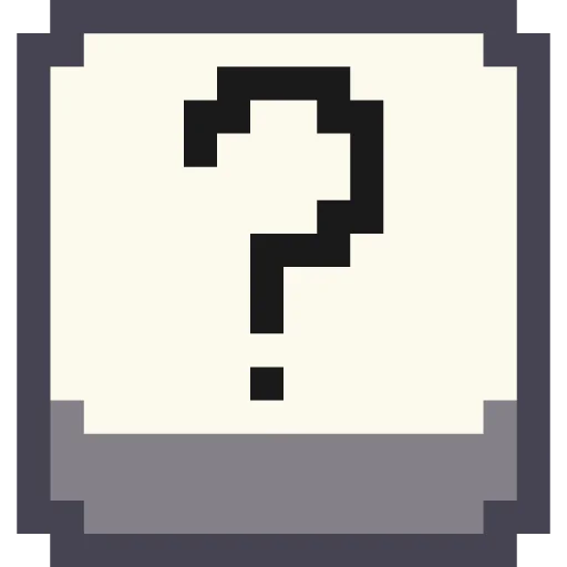❓ Стикер «Pixel Cyrillic» для Telegram