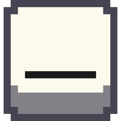 〰 Стикер «Pixel Cyrillic» для Telegram