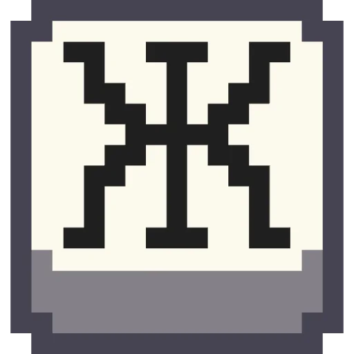 🔤 Стикер «Pixel Cyrillic» для Telegram