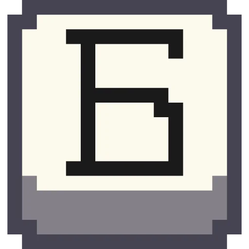 🔤 Стикер «Pixel Cyrillic» для Telegram