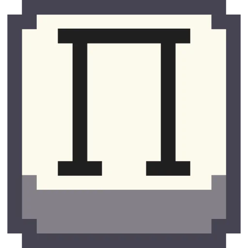 🔤 Стикер «Pixel Cyrillic» для Telegram