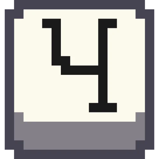 🔤 Стикер «Pixel Cyrillic» для Telegram