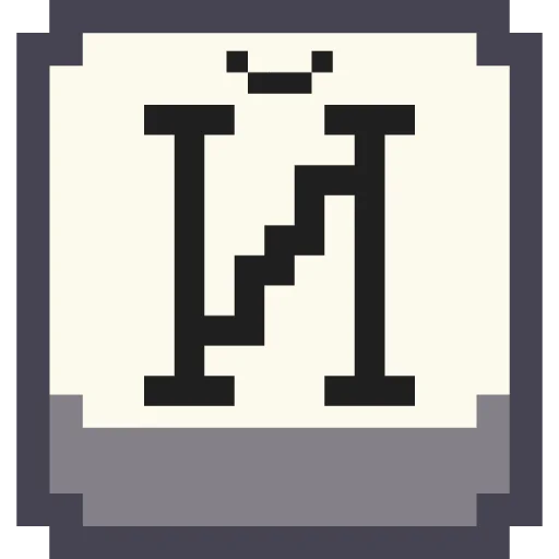 🔤 Стикер «Pixel Cyrillic» для Telegram
