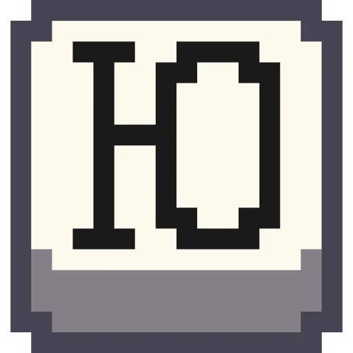 🔤 Стикер «Pixel Cyrillic» для Telegram