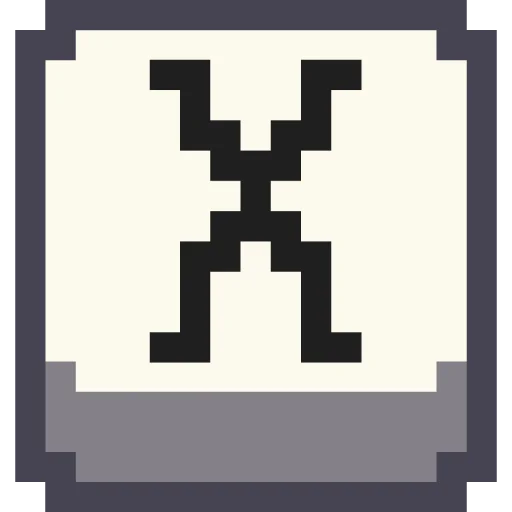 🔤 Стикер «Pixel Cyrillic» для Telegram
