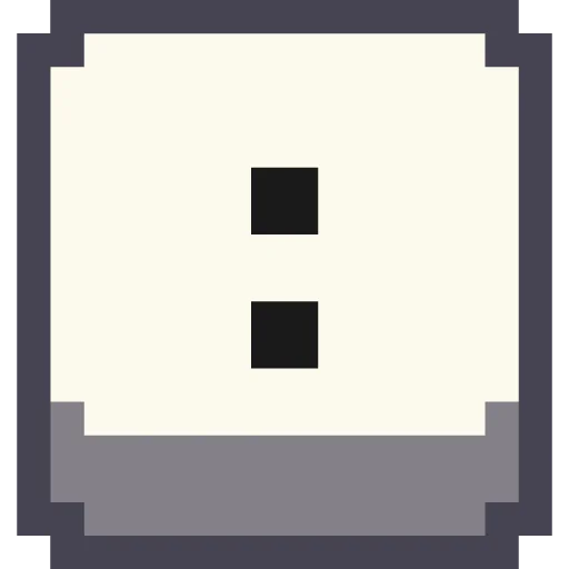 ⏺ Стикер «Pixel Cyrillic» для Telegram
