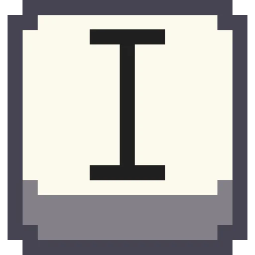 🔤 Стикер «Pixel Cyrillic» для Telegram