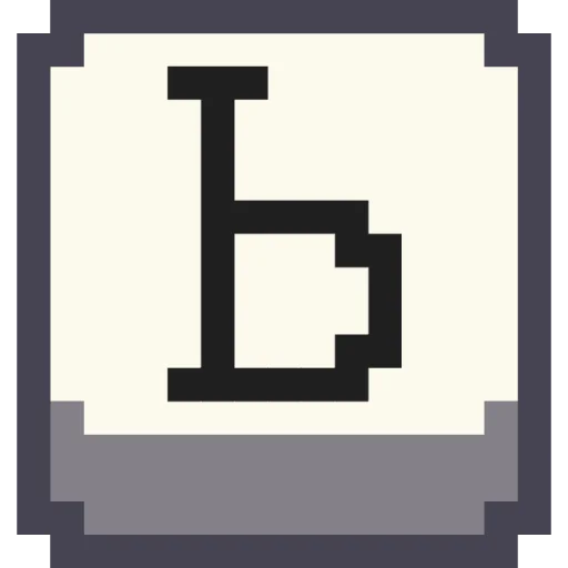 🔤 Стикер «Pixel Cyrillic» для Telegram