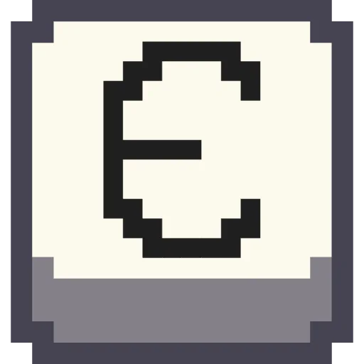 🔤 Стикер «Pixel Cyrillic» для Telegram