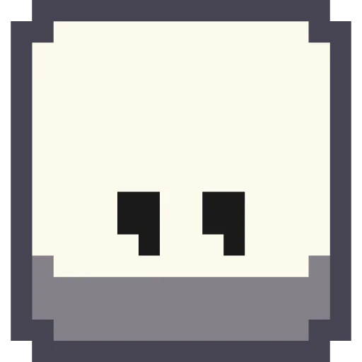 ➿ Стикер «Pixel Cyrillic» для Telegram