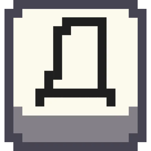 🔤 Стикер «Pixel Cyrillic» для Telegram